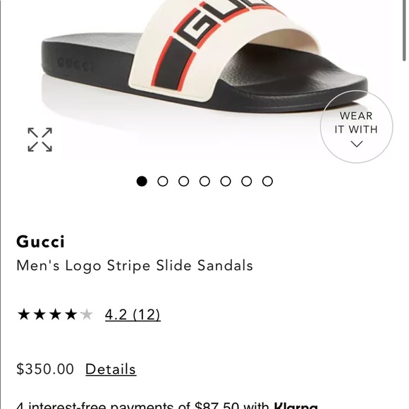 AUTHENTIC men’s Gucci slides 😍 11 - Picture 2 of 12